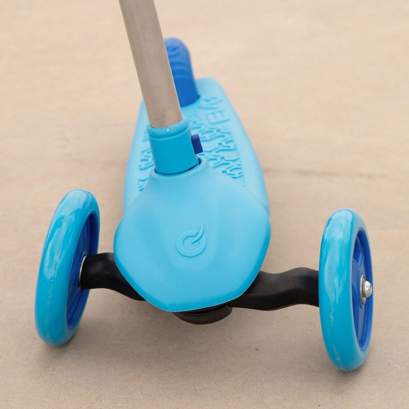 Patinete infantil evolutivo azul con freno trasero