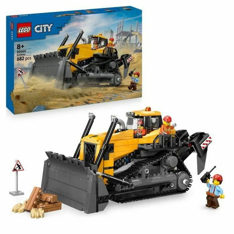 Set de construcción LEGO City 60466 Bulldozer amarillo
