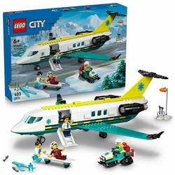 Juguetes construcción niños LEGO City 60465 Ambulancia Rescate Aéreo