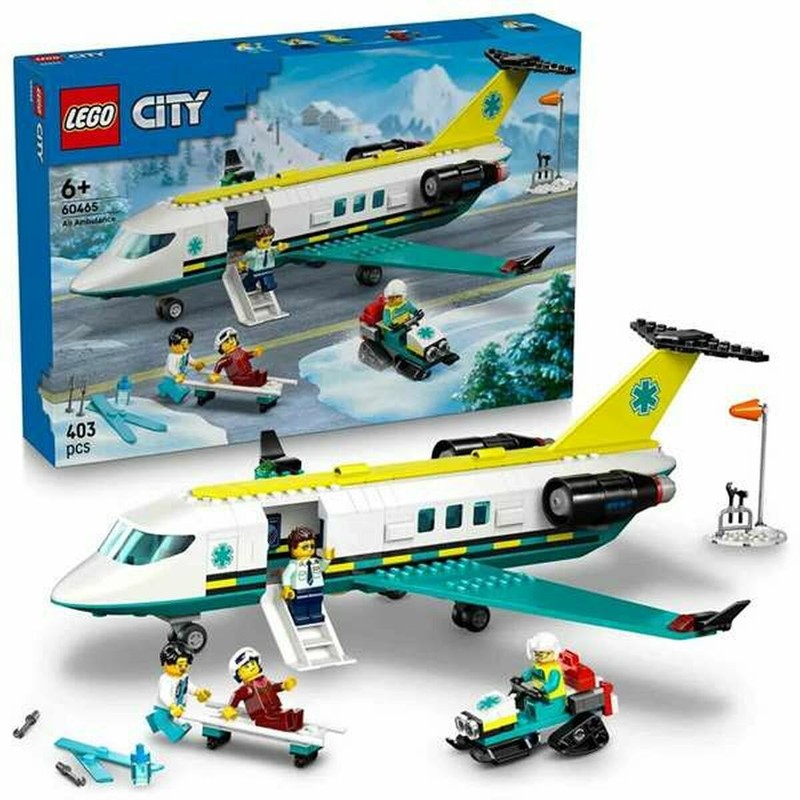 Juguetes construcción niños LEGO City 60465 Ambulancia Rescate Aéreo
