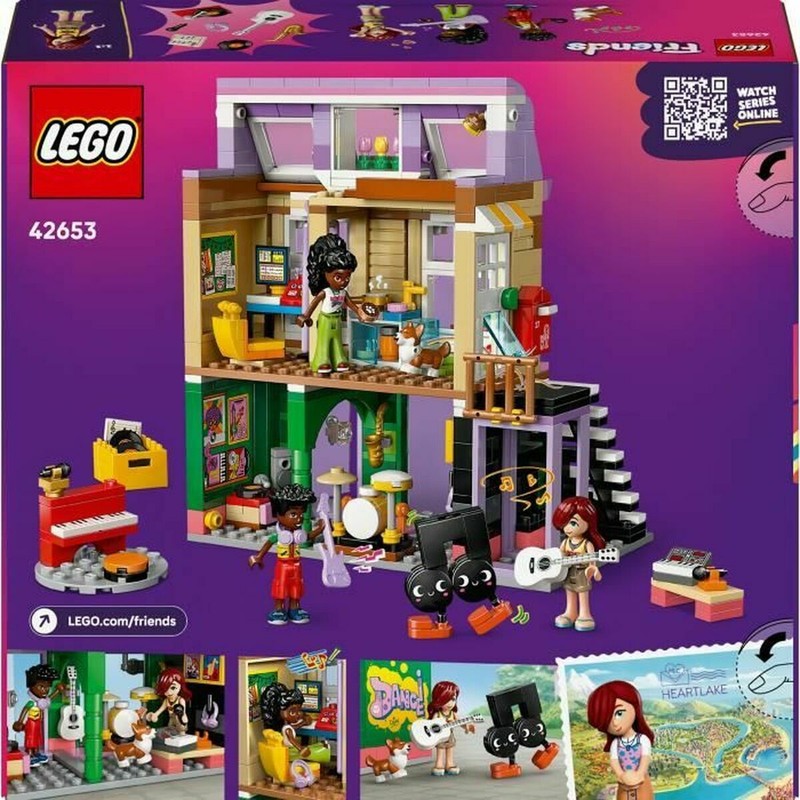 Bloques construcción infantiles LEGO Friends Tienda Música con figuras