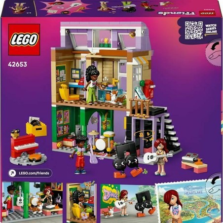 Bloques construcción infantiles LEGO Friends Tienda Música con figuras