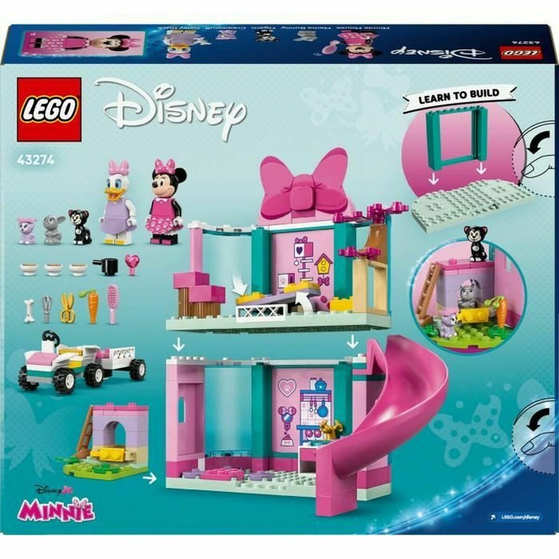 Bloques construcción infantiles para creatividad con Minnie y sus mascotas