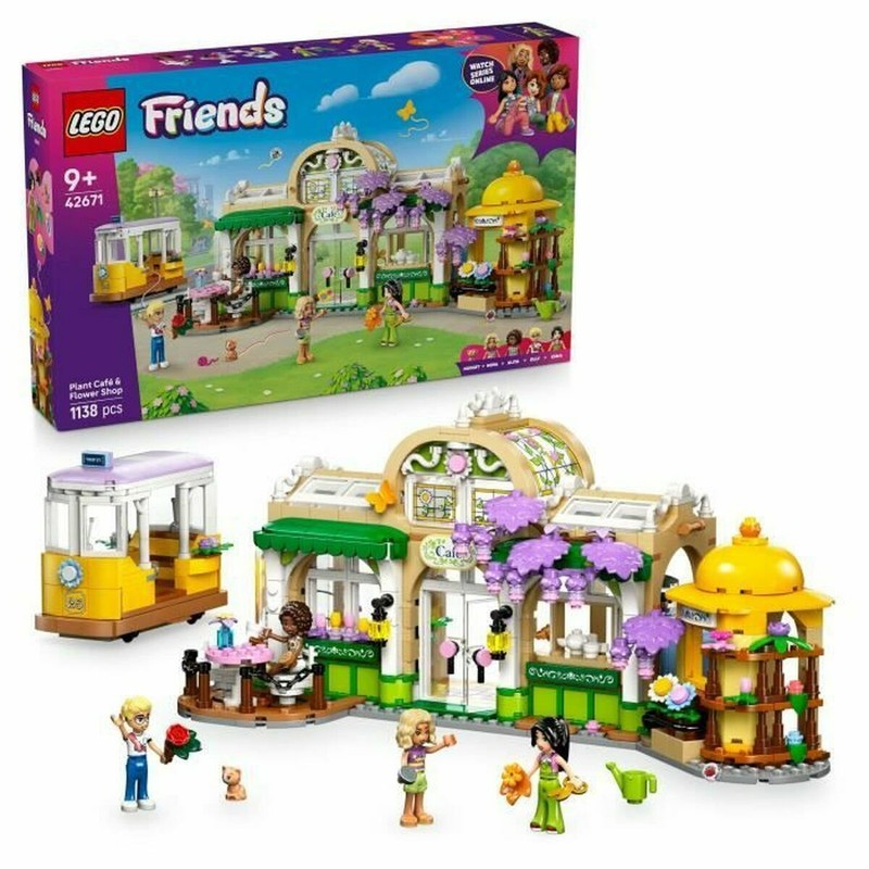 Set LEGO Friends 42671 Cafetería y Floristería