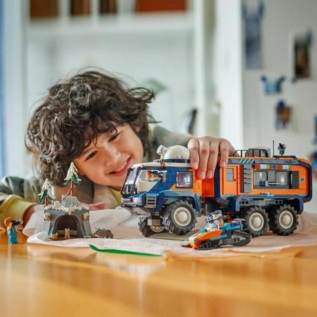 Set construcción educativo LEGO con camión de investigación polar