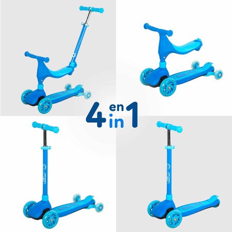 Manillar ajustable del Patinete EVO, acompaña el crecimiento de los pequeños.