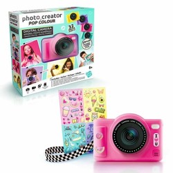 Cámara digital niños Canal Toys rosa con pantalla