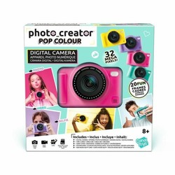 Cámara digital niños Canal Toys rosa con pantalla 2