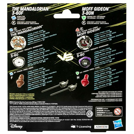 Packaging set Beyblade X The Mandalorian licencia oficial