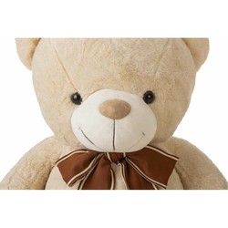 Oso de peluche gigante de 130 cm marrón, ideal para abrazar 2