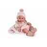 Muñeca realista de 42 cm con conjunto rosa, ideal para el juego simbólico infantil.