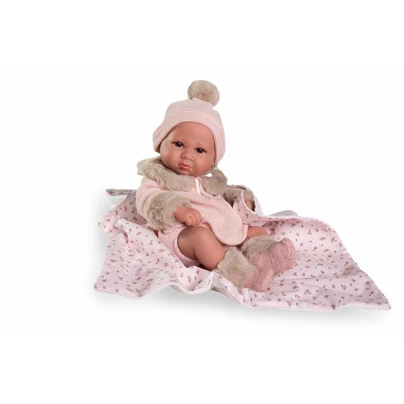 Muñeca Antonio Juan de calidad, un juguete infantil niña con ropa, lista para ser abrazada.