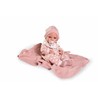 Muñeca Bebé Antonio Juan 42 cm con pijama rosa y gorro