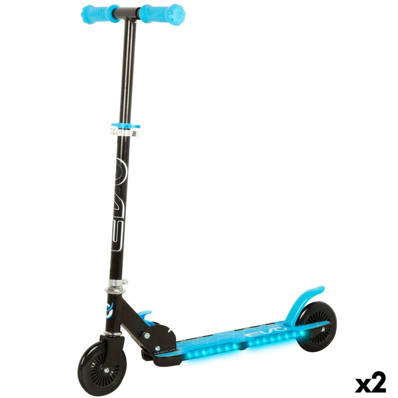 Patinete infantil luces EVO Light Flash en acción