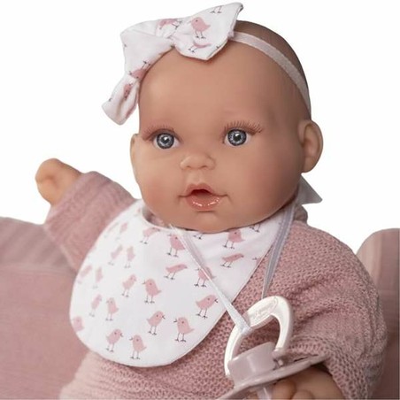 Muñeca suave 27 cm ideal para niños de 2 años