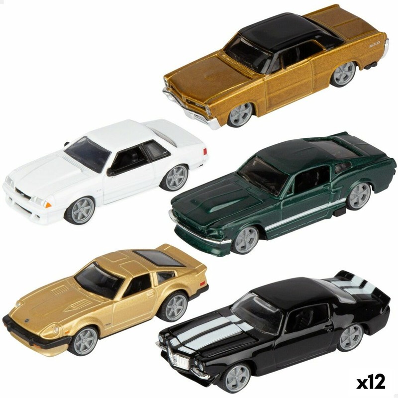 Coches de juguete colección Bburago 1:64, pack de 12 sets de 5 vehículos