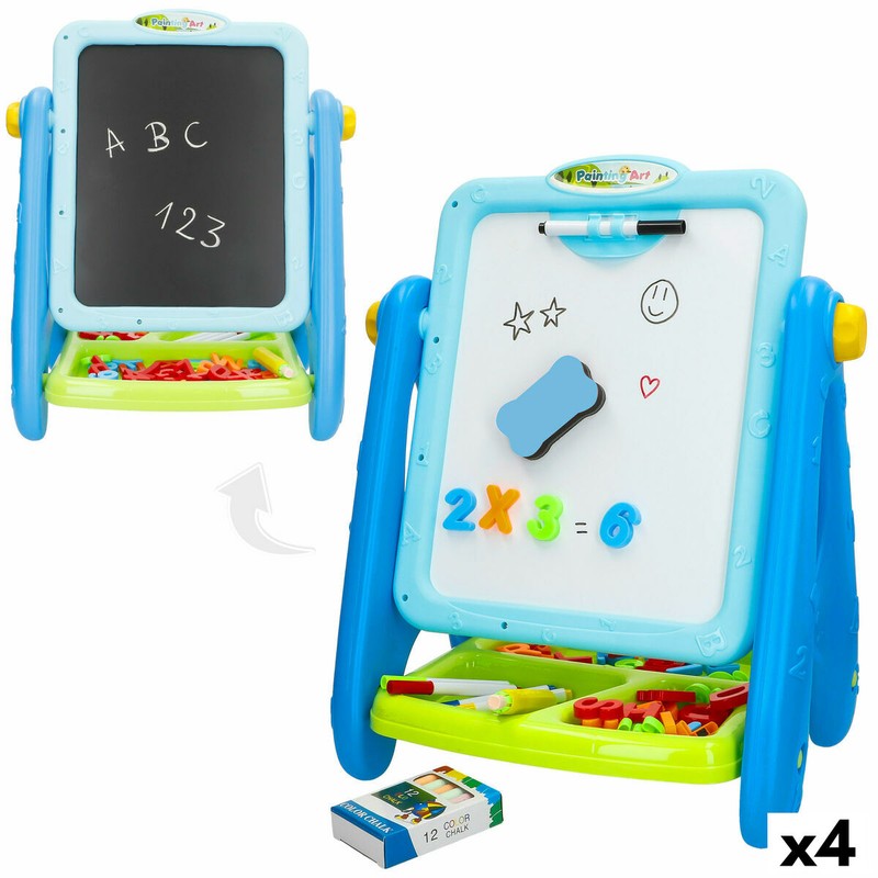 Manualidades niños pizarra magnética doble cara