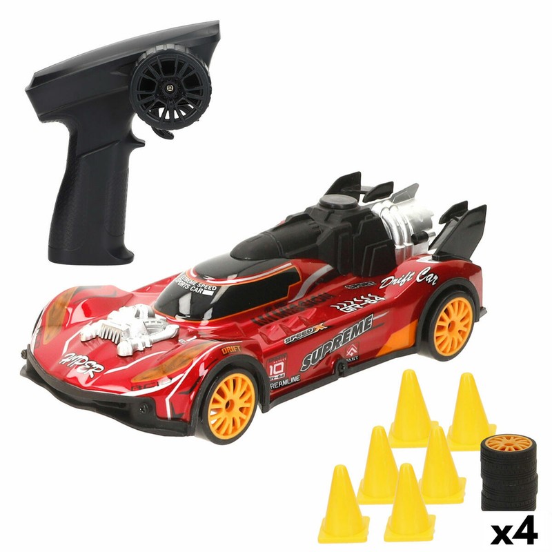 Coches juguete niños Speed & Go radiocontrol pack 4