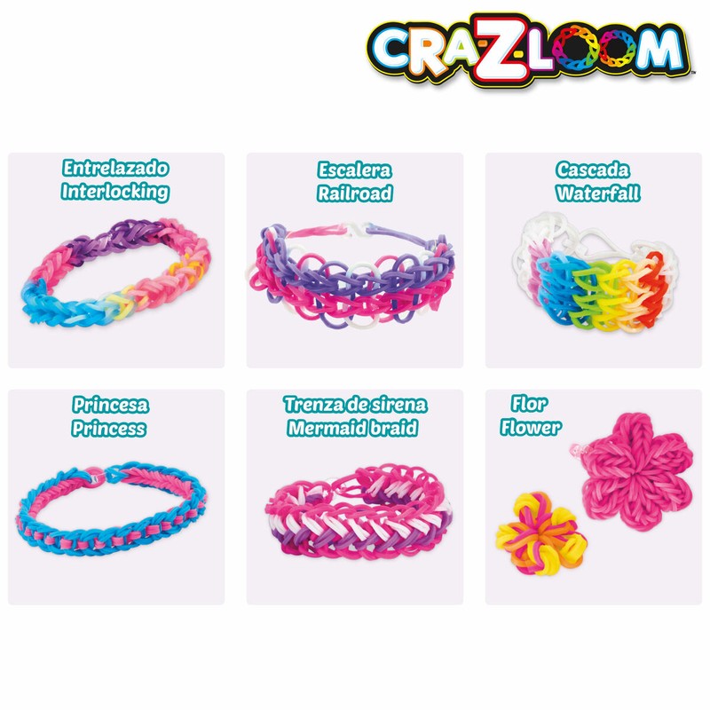 Kit manualidades infantil para crear pulseras y collares de gomitas