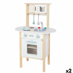 Cocina de juguete madera WOOMAX con accesorios