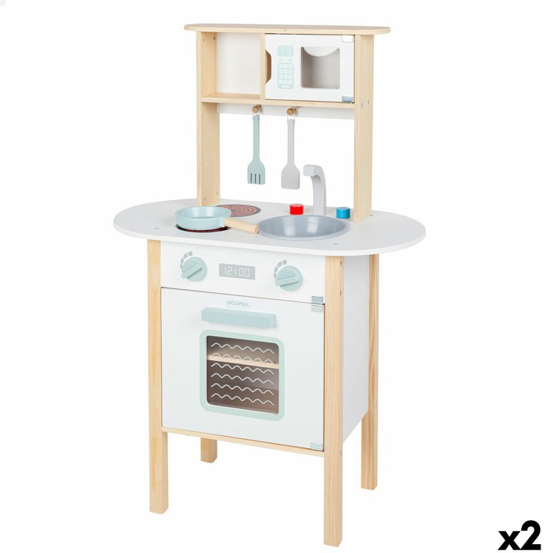 Cocina de juguete madera WOOMAX con accesorios