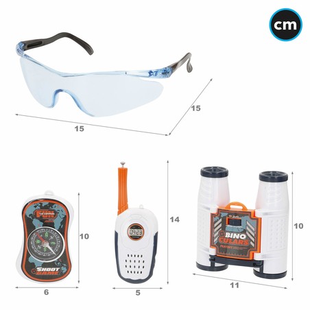 Niños Jugando con Walkie Talkie y Gafas de Protección