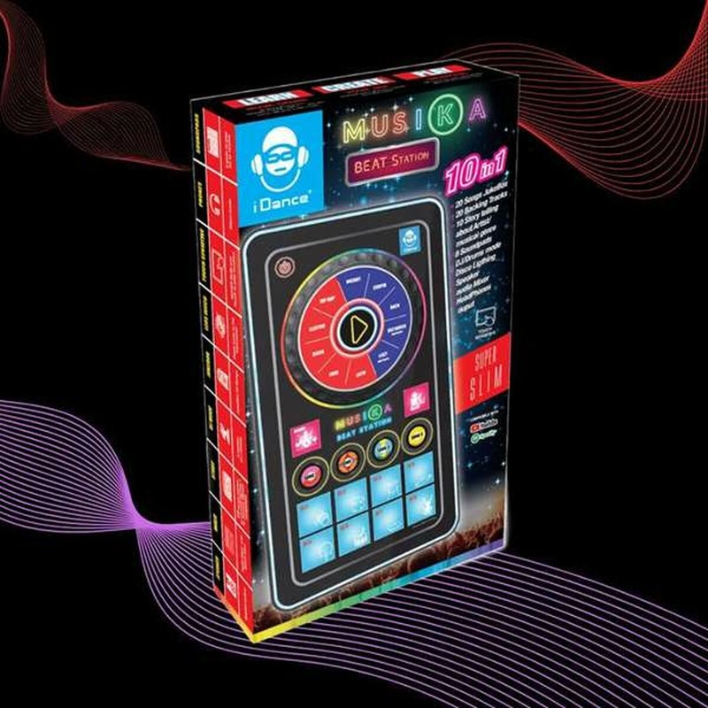 Equipo DJ principiantes, mesa portátil con pilas para diversión