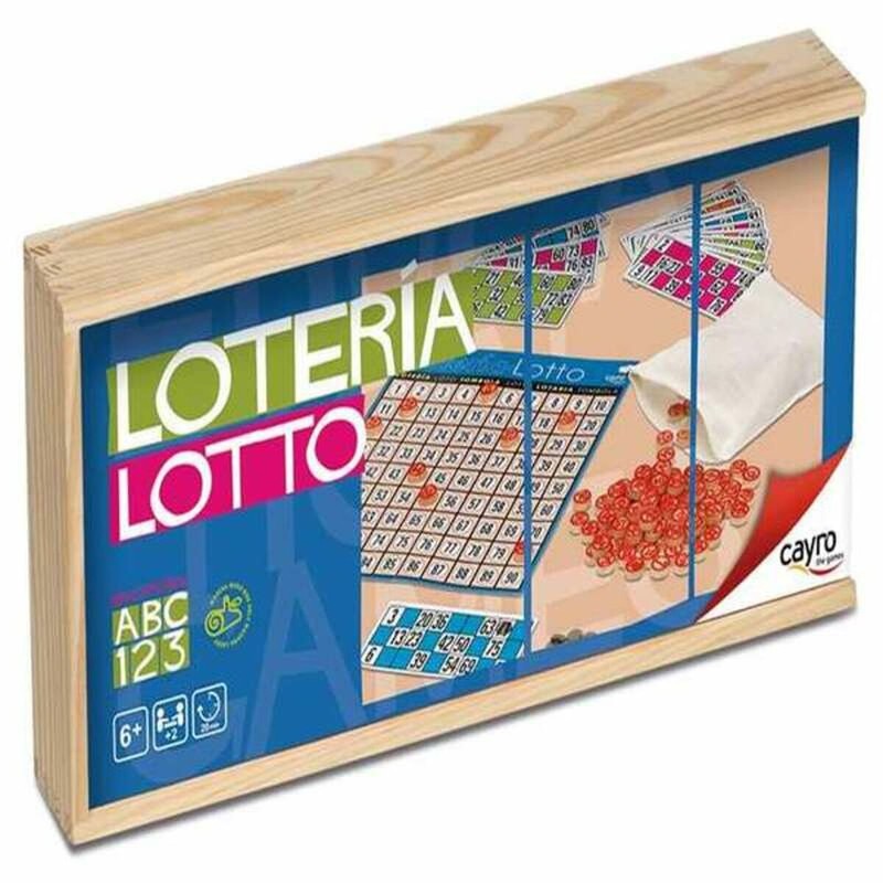 Juego de Bingo Niños Cayro en caja de madera