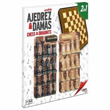 Tablero de juegos Cayro madera plástico, ideal para niños +7 años