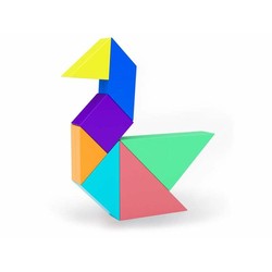 Juegos habilidad niños Cayro Click Clack Tangram multicolor 2