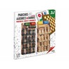 Juego de mesa clásico Cayro 3 en 1 Parchís Ajedrez Damas