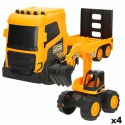 Juguetes construcción niños Teamsterz, camión grande y excavadora amarilla