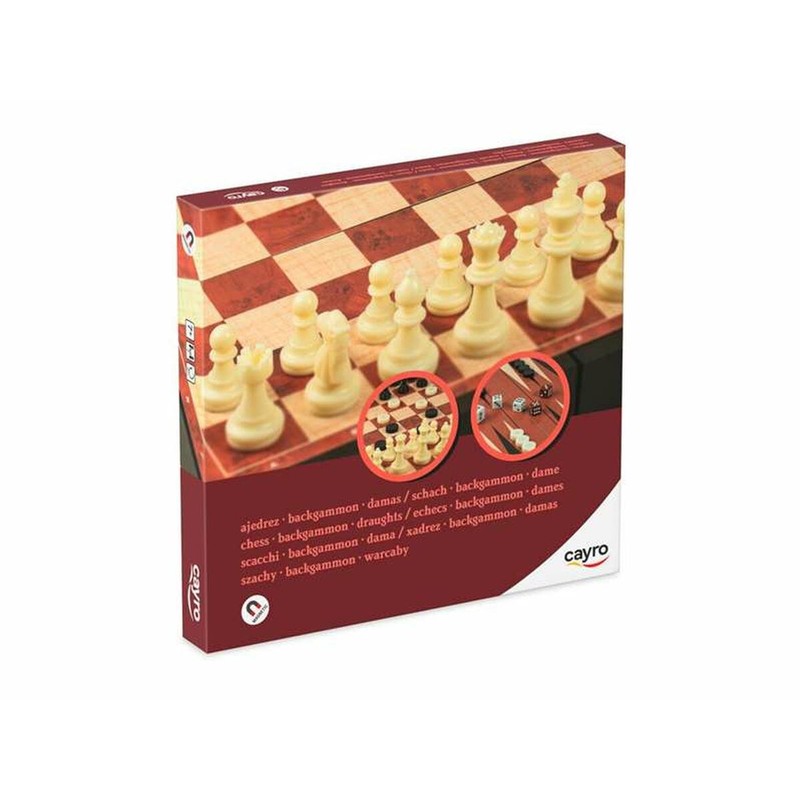 Set 3 Juegos de Mesa Clásicos Cayro Magnético
