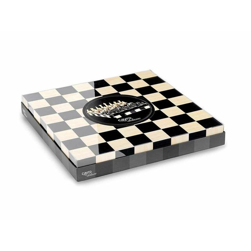 Piezas de ajedrez y tablero para aprender a jugar, modelo Cayro