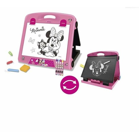 Kit manualidades infantil Minnie Mouse abierto mostrando colores
