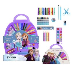 Set de manualidades niños Frozen Lila con 50 piezas de dibujo
