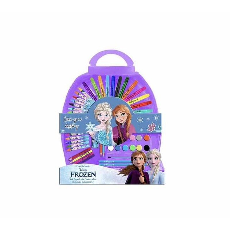 Set de dibujo artístico infantil Frozen con accesorios de pintura
