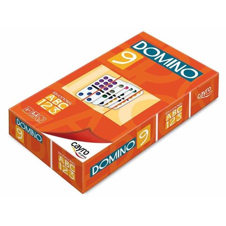 Dominó Cayro Doble 9 multicolor para juego de mesa familiar