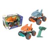 coches juguete niños radio control tiburon azul naranja