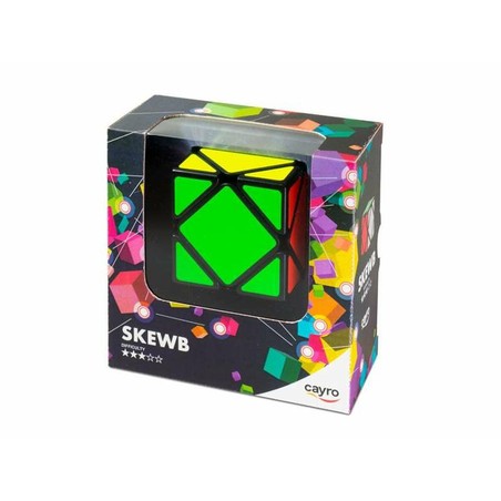 Cubo de plástico Cayro vacío, listo para un kit manualidades infantil.