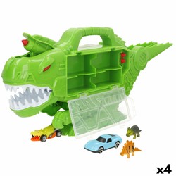 Juguetes construcción niños: Playset de vehículos dinosaurio Teamsterz en acción.