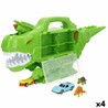 Juguetes construcción niños: Playset de vehículos dinosaurio Teamsterz en acción.