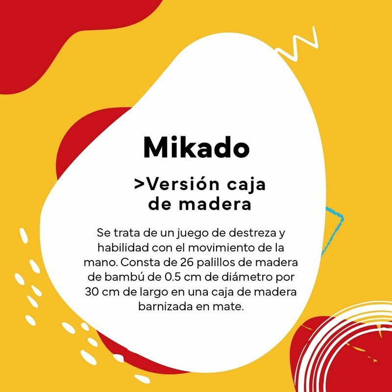 Juego de habilidad Mikado ideal para kit pulseras niñas