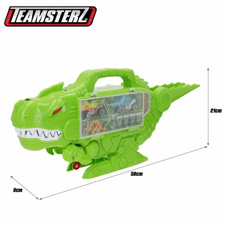 Juguete construcción motricidad fina: Detalle de los vehículos del playset.