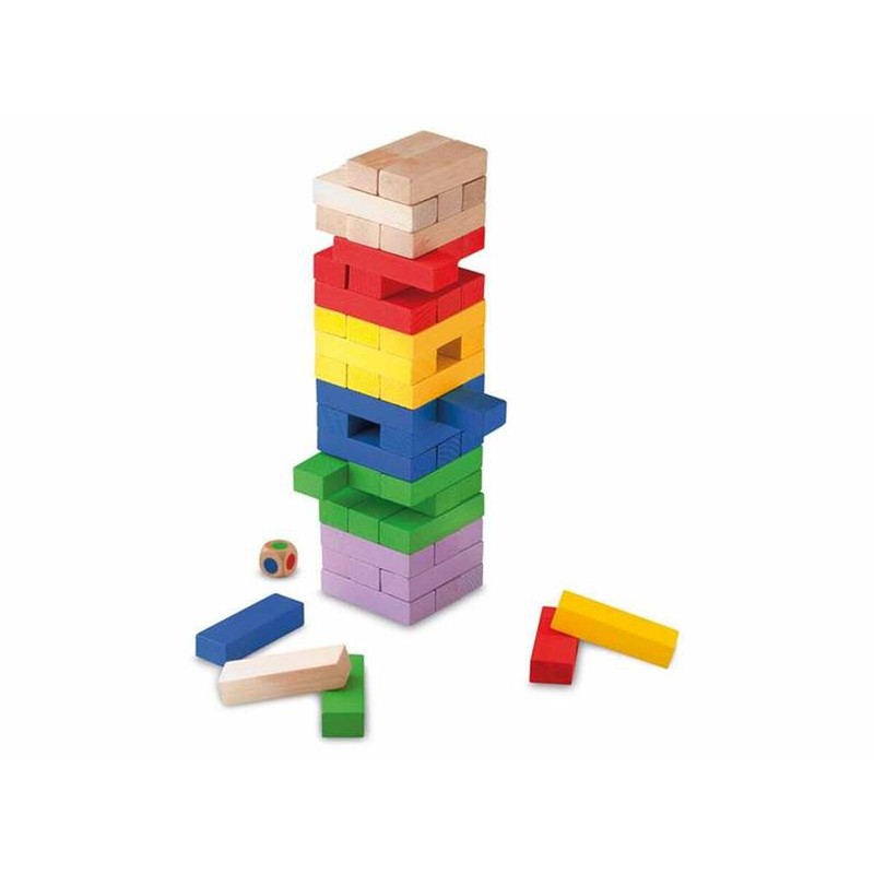 Juego de habilidad infantil de madera para 2 jugadores, desarrolla destreza