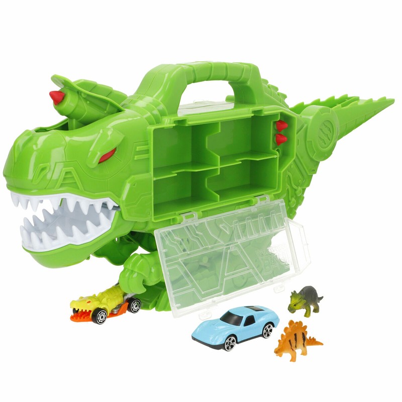 Playset de vehículos Teamsterz: Vista general del maletín portacoches.