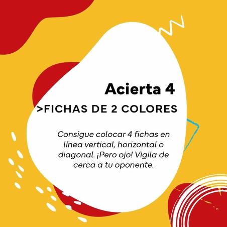 El clásico Juego Acierta 4, ideal para desarrollar habilidades