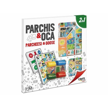 Manualidades Niños: Tablero de Parchís y Oca Cayro Multicolor