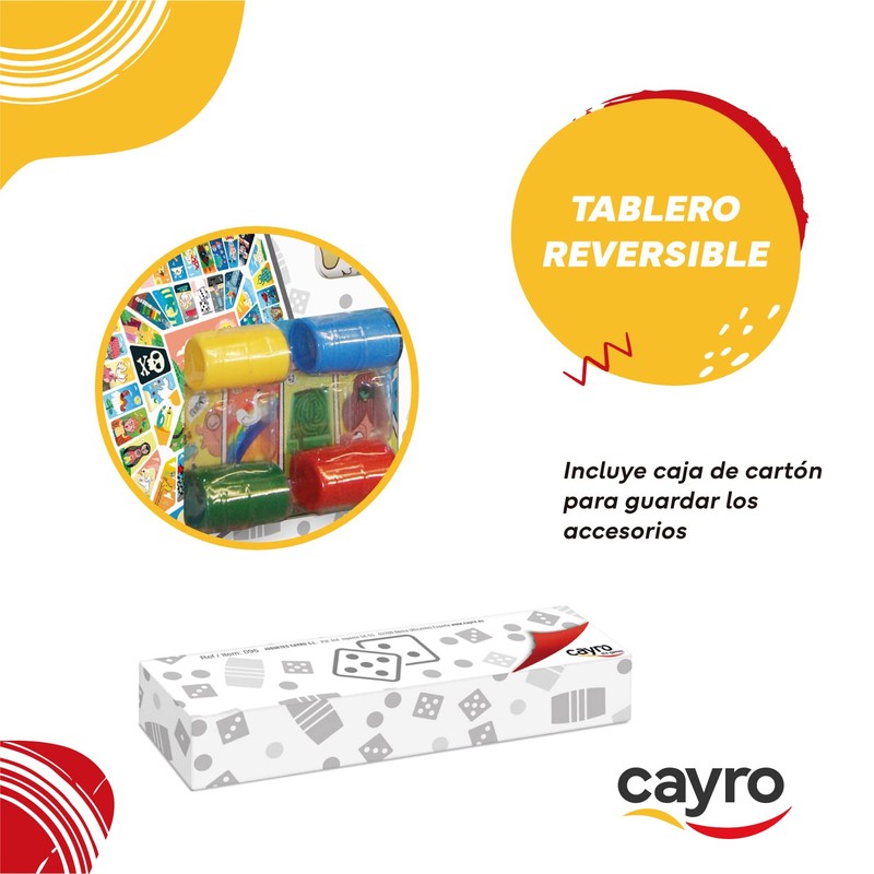 Manualidades Niños: Tablero de Parchís y Oca Cayro Multicolor