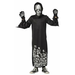 Disfraz Niños Rubies Skull Siniestro Glow In Dark - Compra online en MegaJuguetes